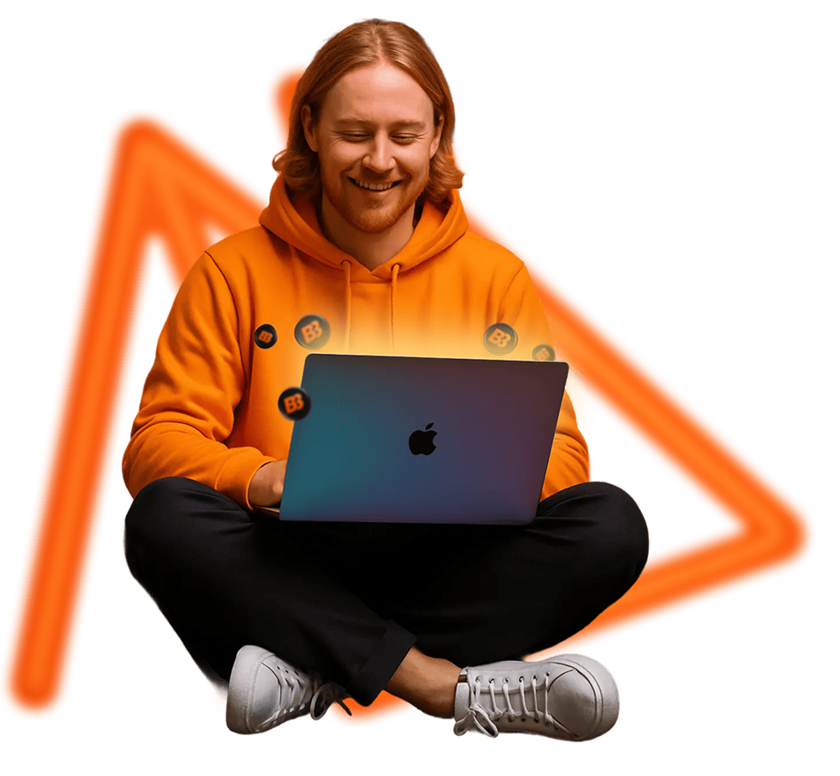 Guy with laptop
